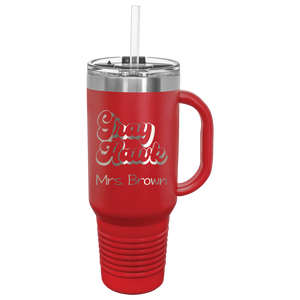 STAFF ONLY Gray Hawk Tumblers