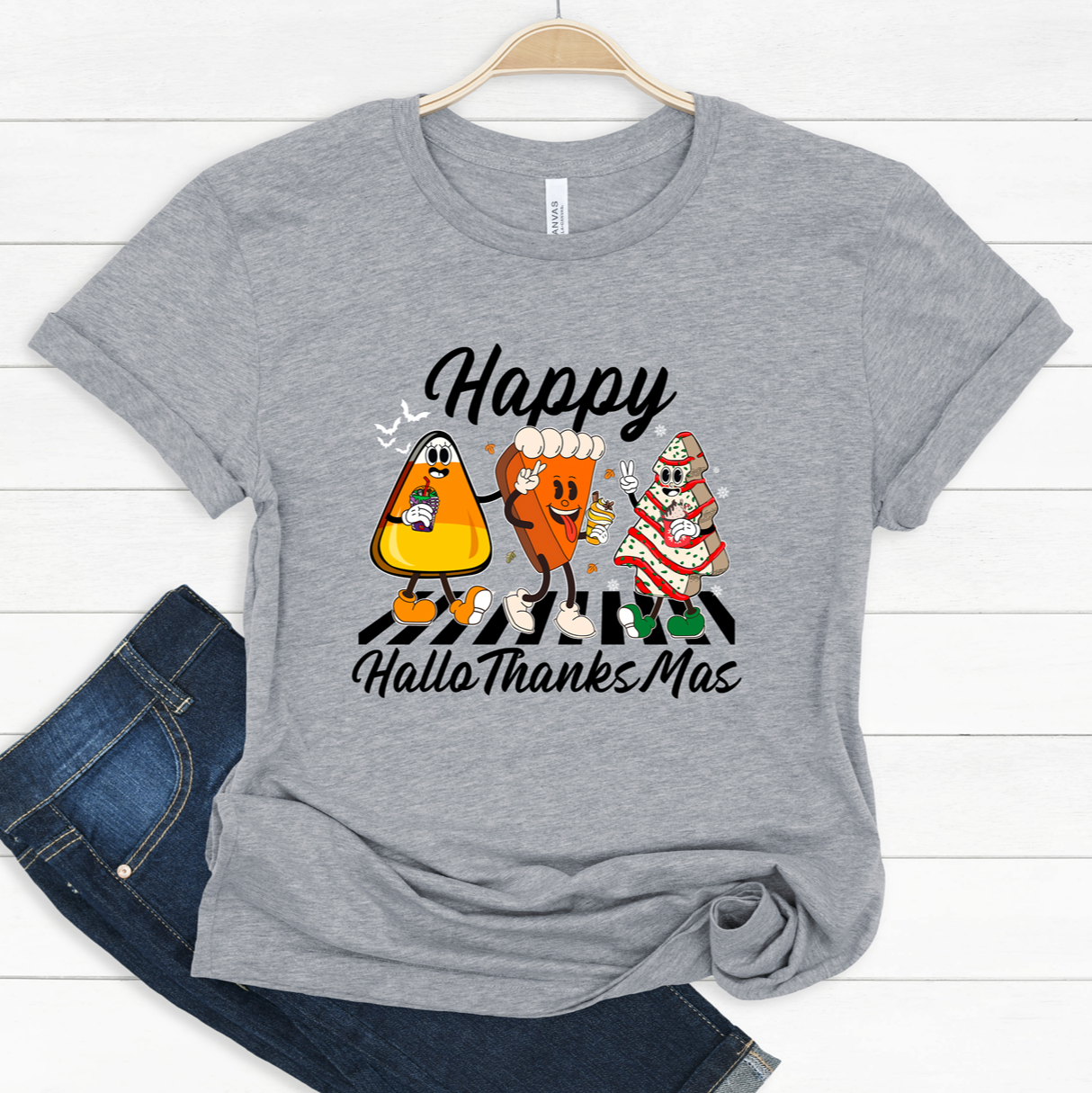 Happy Hallothanksmas Tee OR Sweatshirt