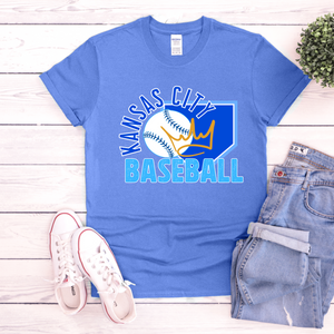 Kansas City Home Plate Baseball Tee