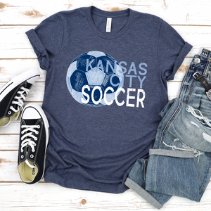 Kansas City Soccer Sketch Tee