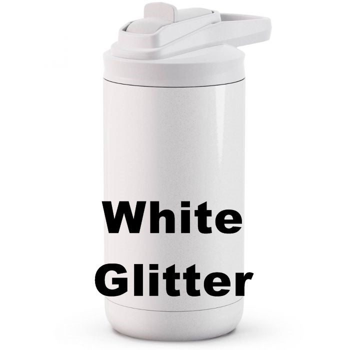 Rocks Tumbler, Glitter White