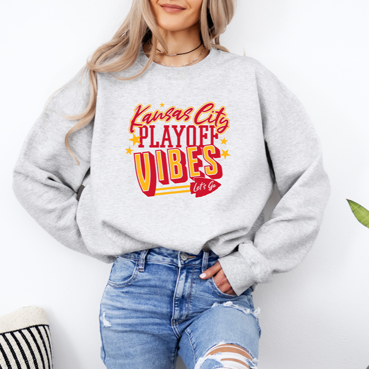 Kansas City Playoff Vibes Tee or Sweatshirt