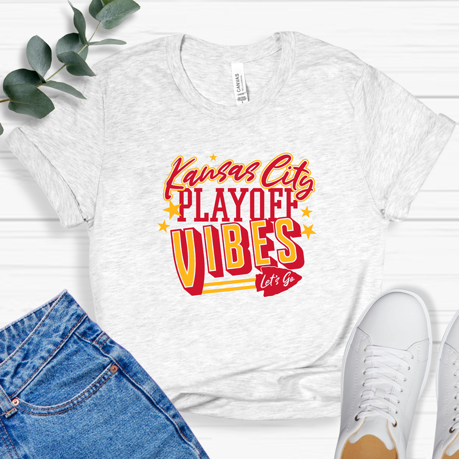 Kansas City Playoff Vibes Tee or Sweatshirt