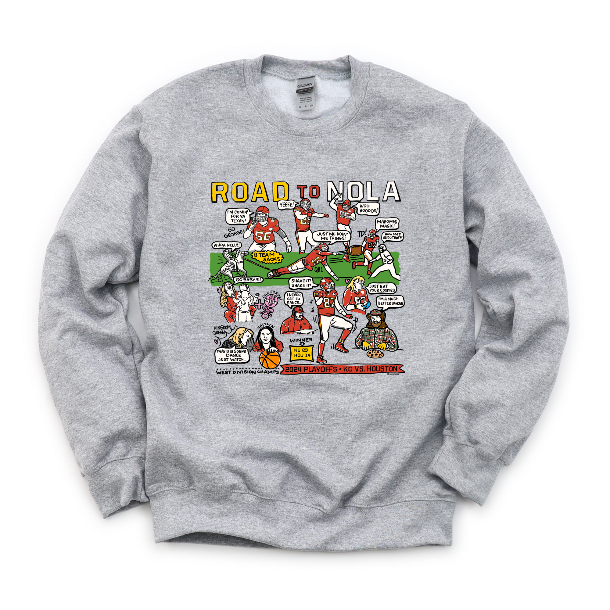 Road to Nola Collage Tee or Sweatshirt