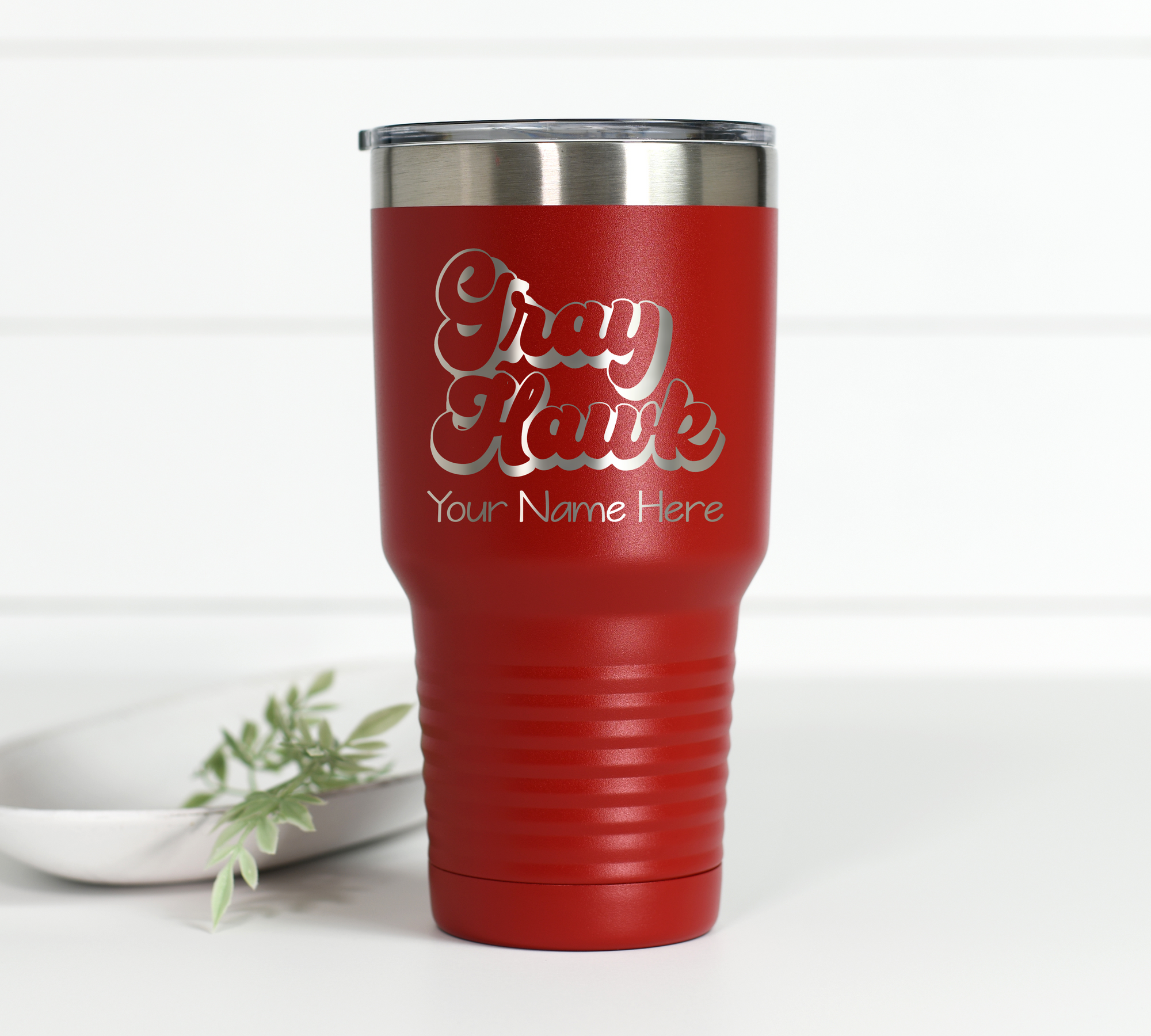 STAFF ONLY Gray Hawk Tumblers