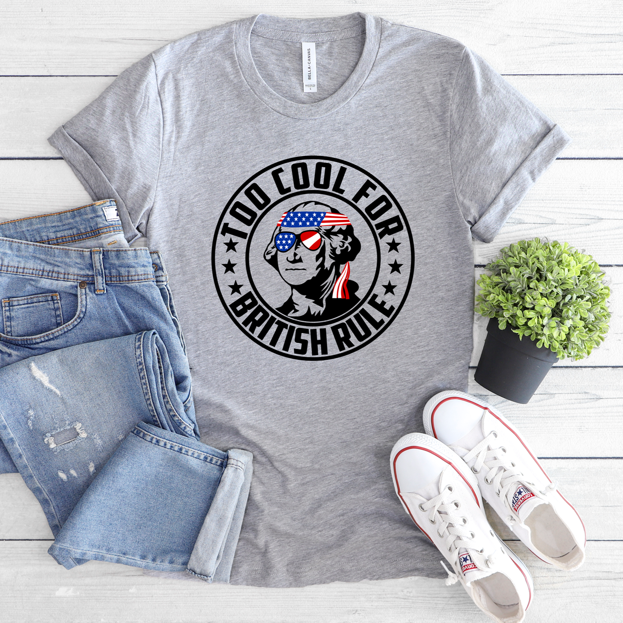 Too Cool for British Rule Tee
