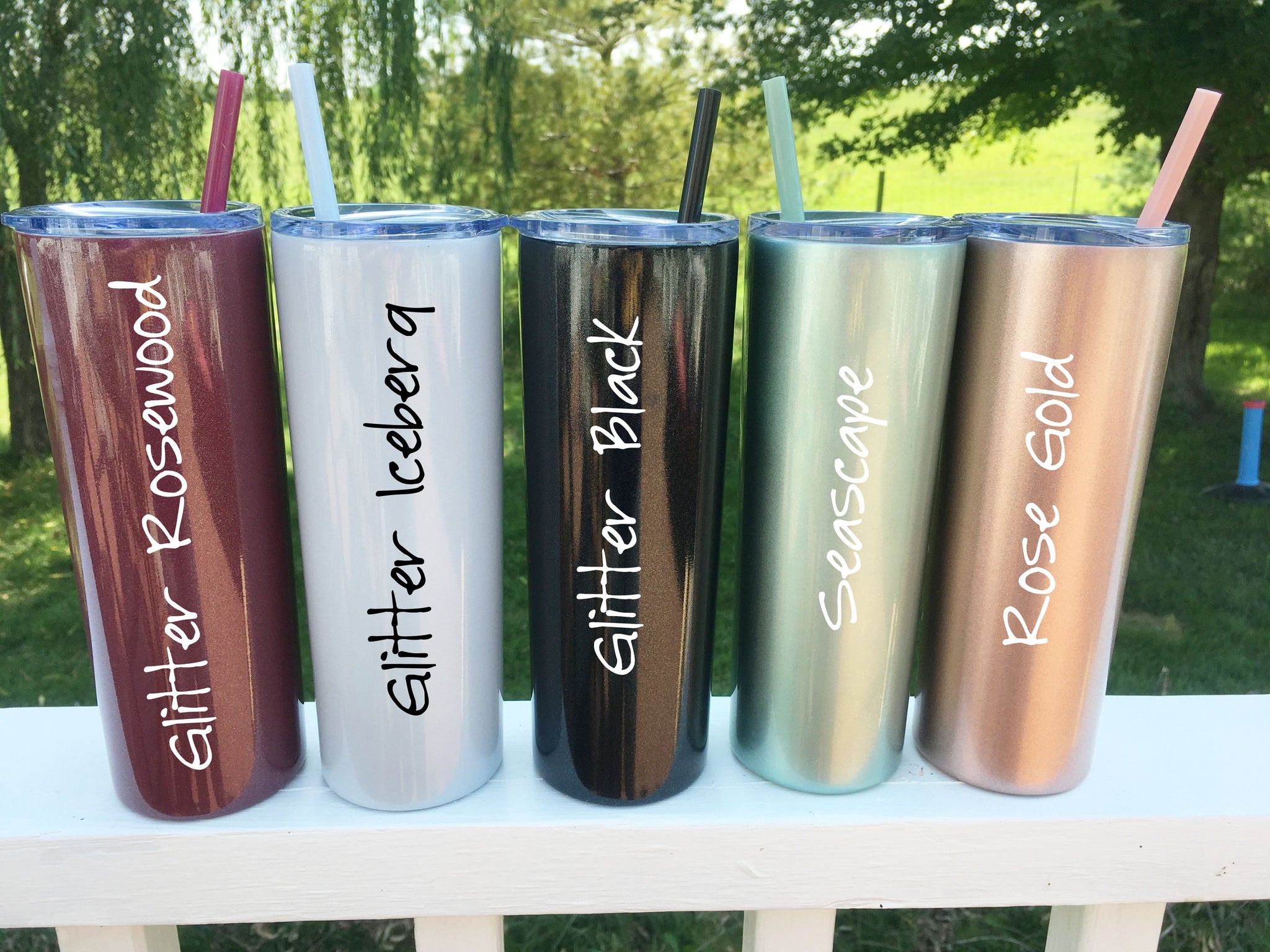 Personalized 40 oz Charger Tumbler with Handle - Kansas City Kreations