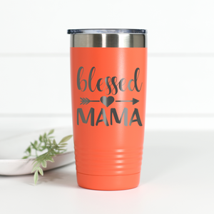 Blessed Mama 20 oz Engraved Tumbler