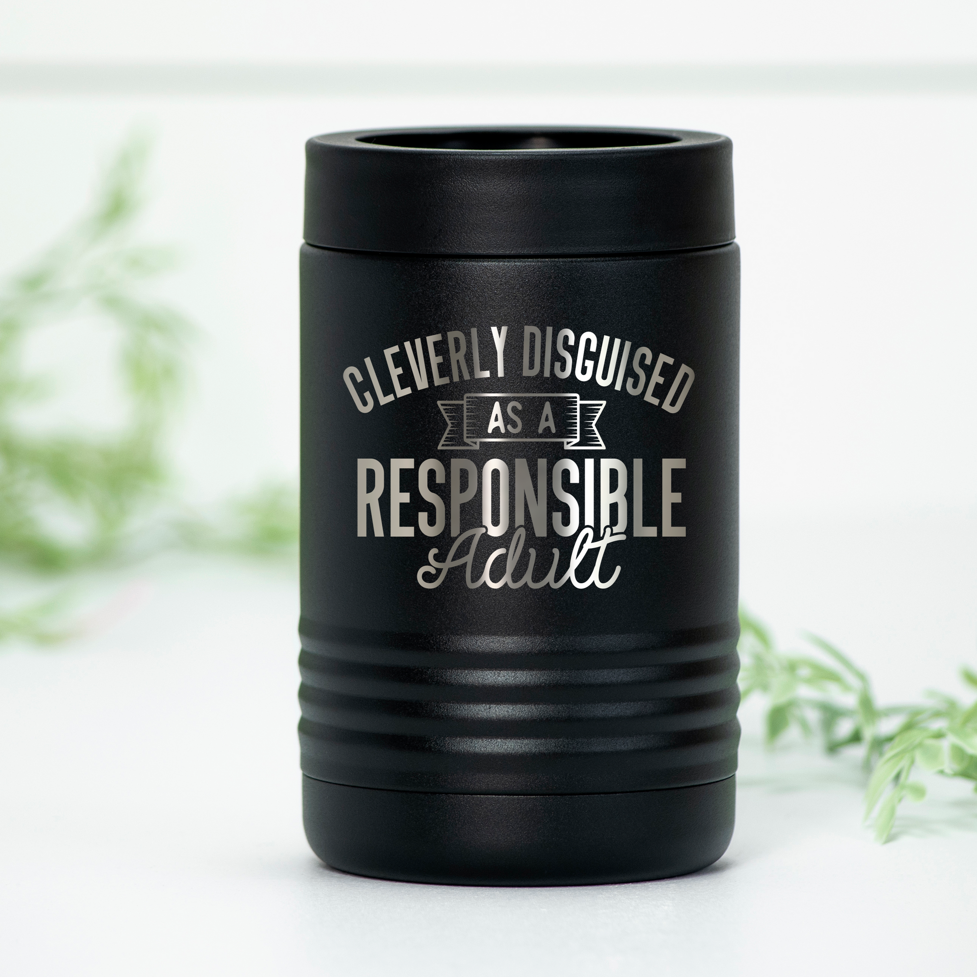Cleverly Disguised as A Responsible Adult Funny Engraved YETI