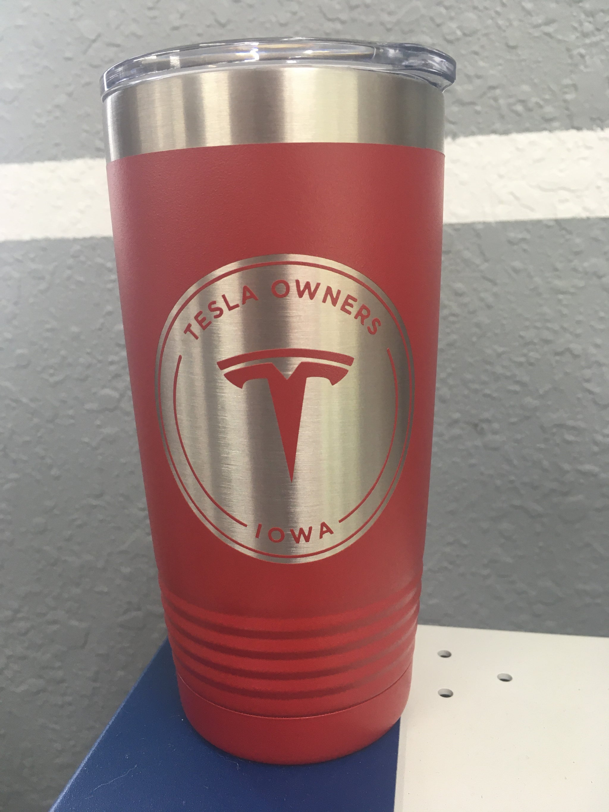 Tesla Coffee Cup Tumbler, 20 Ounces