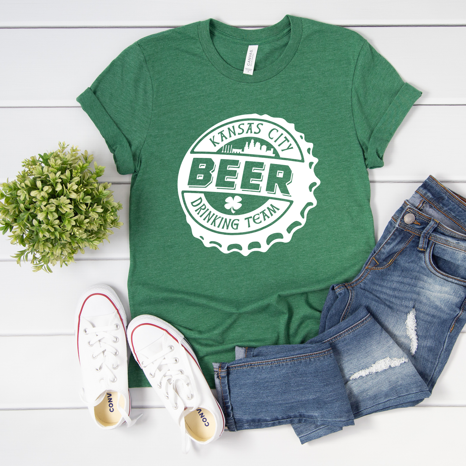 Kansas City St Patrick's Shirt Patty's Day Shamrock T-Shirt