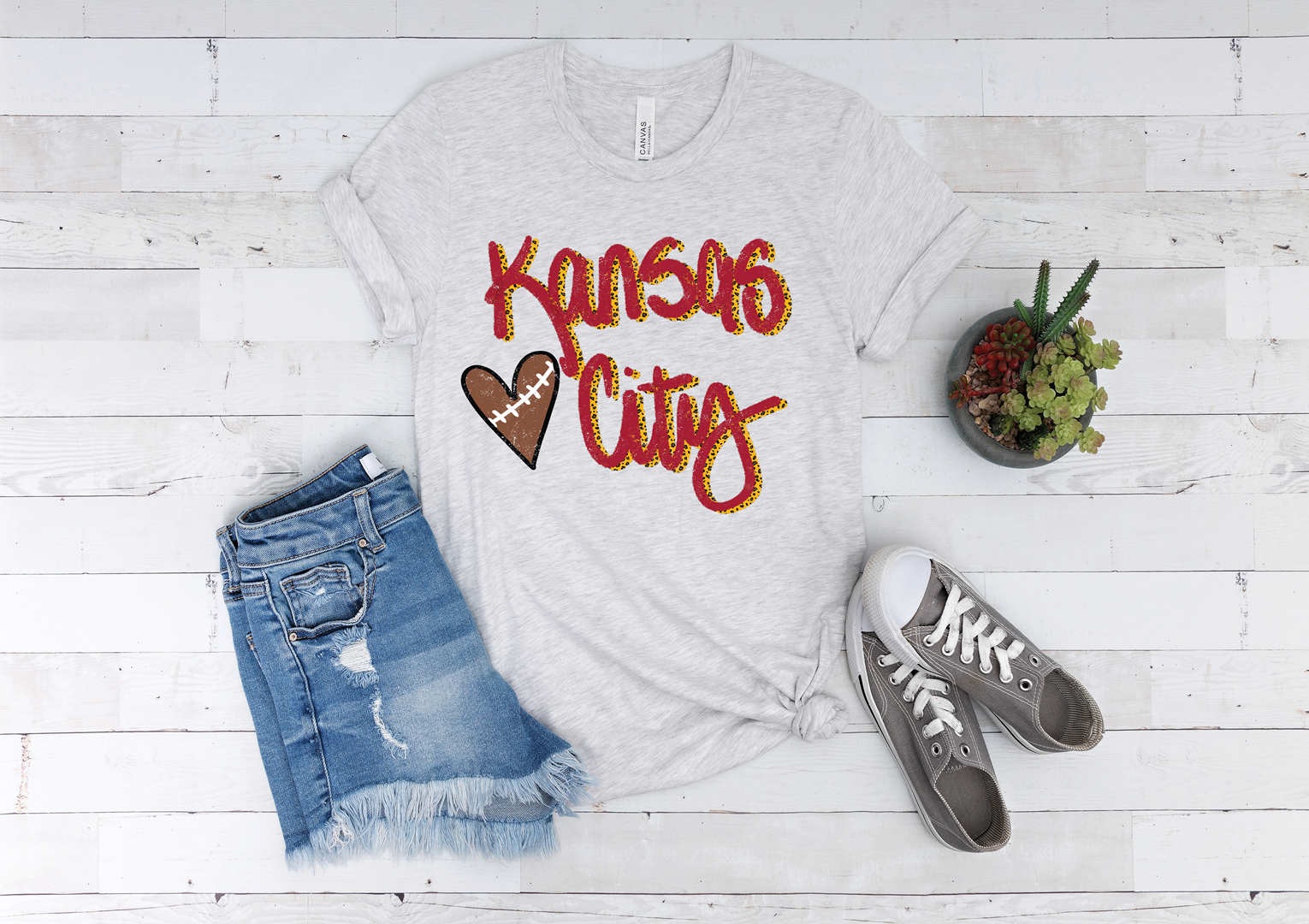 Kansas City Football Tee