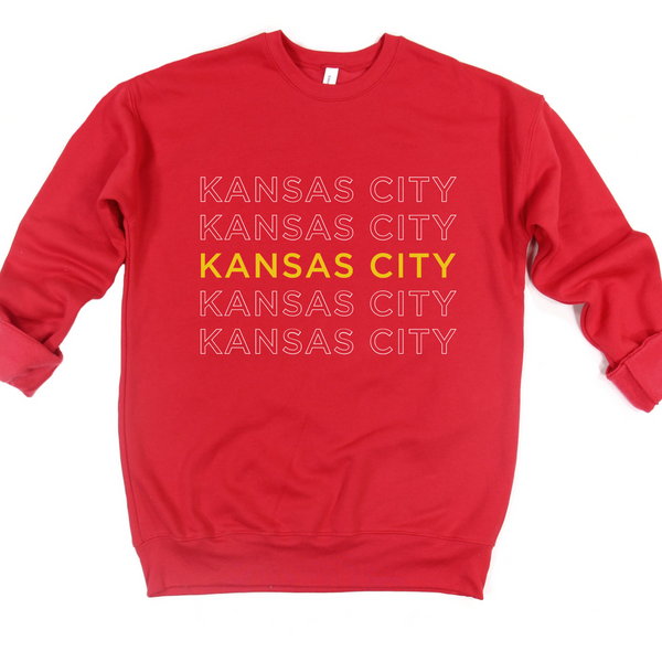 Kansas City Fall Pumpkins Crew Sweatshirt - Kansas City Kreations