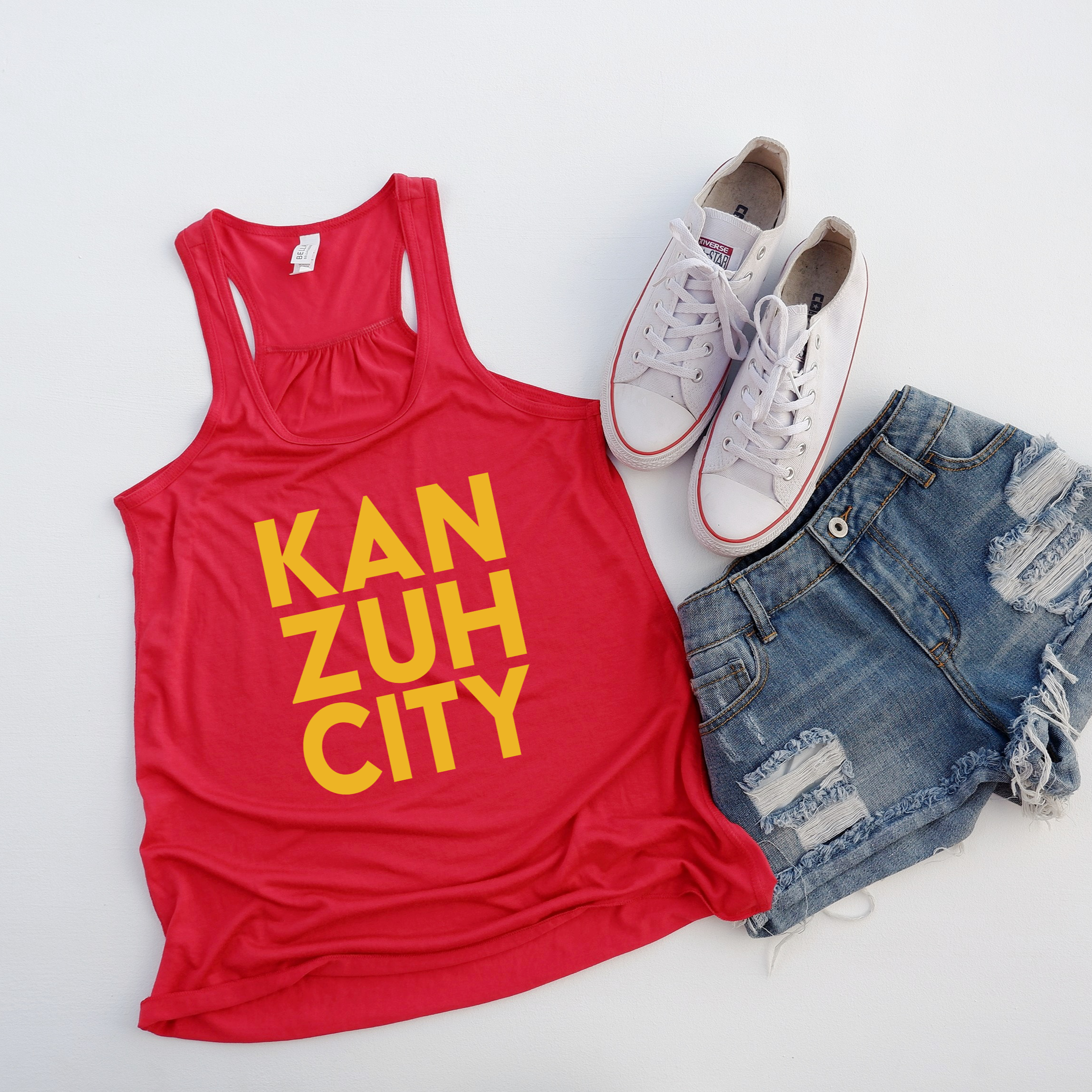 Official Kansas City Chiefs Tank Tops, Chiefs Sleeveless Shirts, Racerback  Tanks