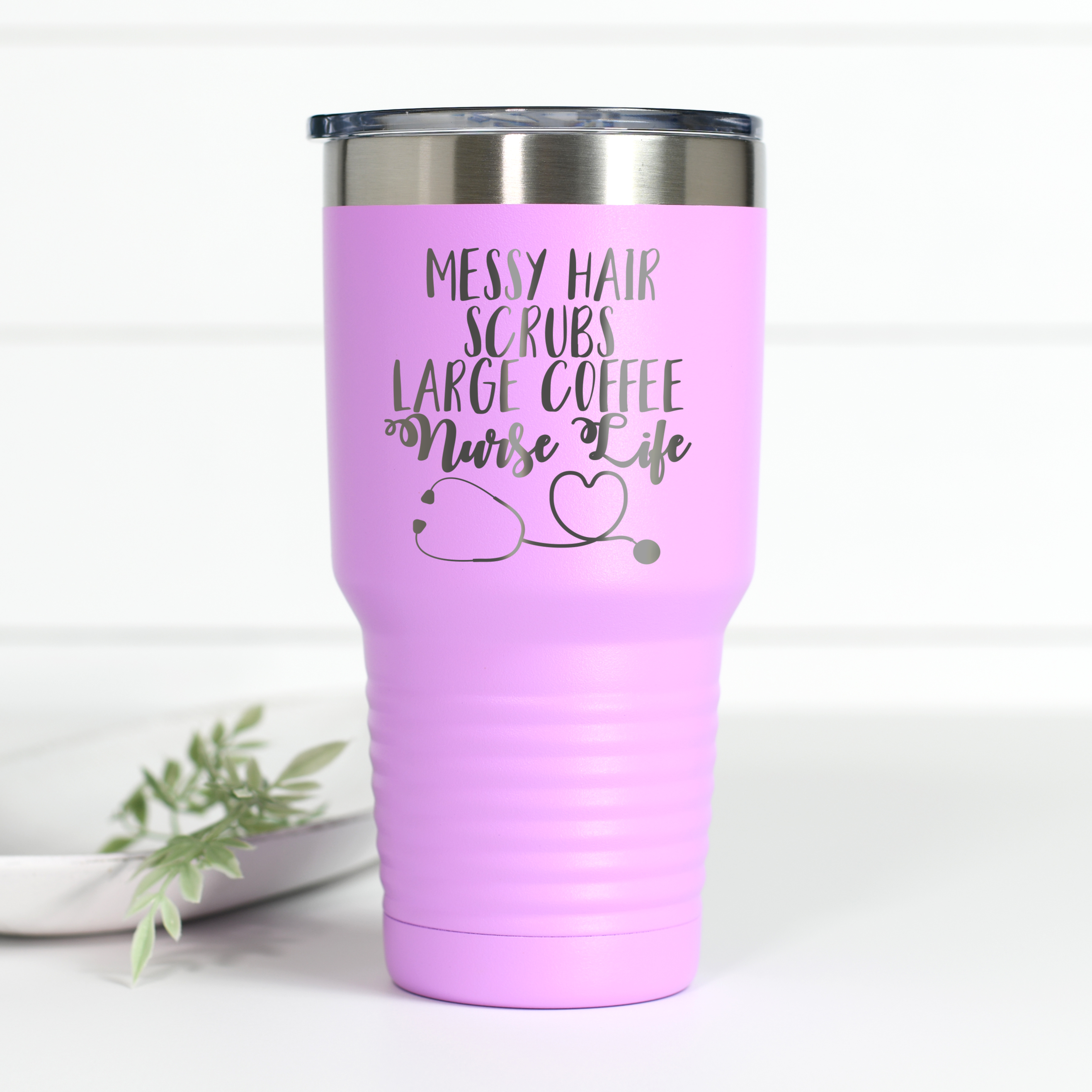 Jumbo Mug, Pink 30 oz.